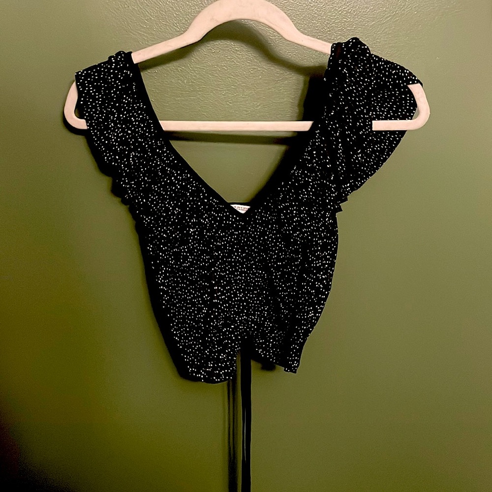 Frilly crop top